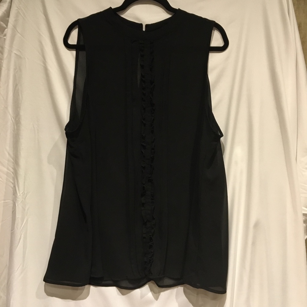 Torrid Women’s Black Shear Sleeveless Blouse Top